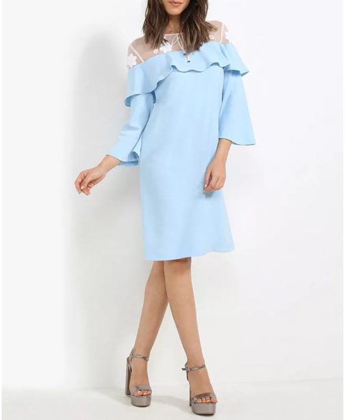 Three Quarter Sleeve Dress