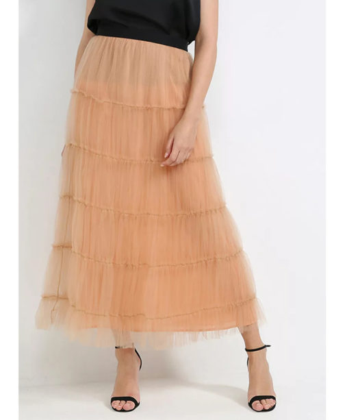 Long Tulle Skirt