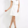 Detachable Collar Mini Dress