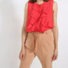 Sleeveless Ruffled Top